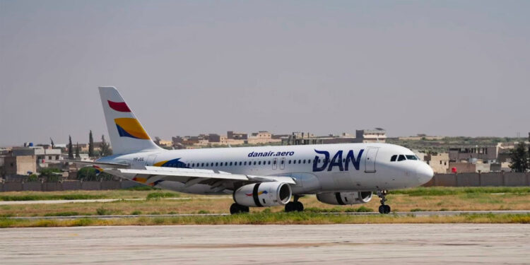 Dan Air a récemment lancé des vols vers la Syrie. © Autorité de l'aviation civile syrienne